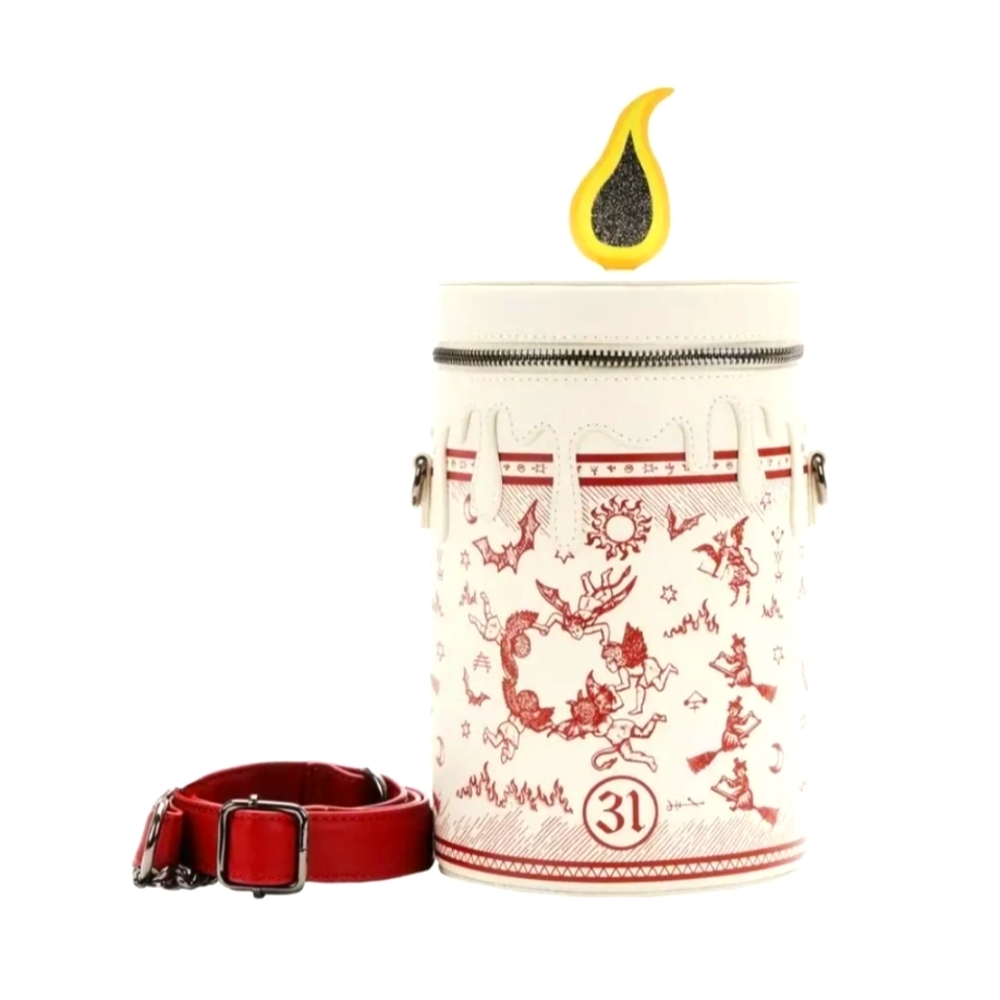 Hocus Pocus Black Flame Candle Loungefly crossbody bag